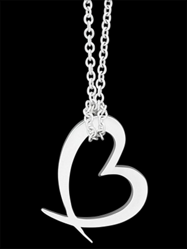 Silver Charm as necklace